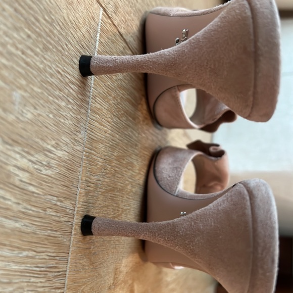 Prada Nude Calzature Donna Slide Sandals - 37 - Picture 7 of 8